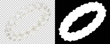 Dekoratif değerli mücevherlerin 3D çizimi