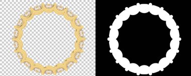 Dekoratif değerli mücevherlerin 3D çizimi