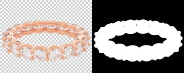 Dekoratif değerli mücevherlerin 3D çizimi