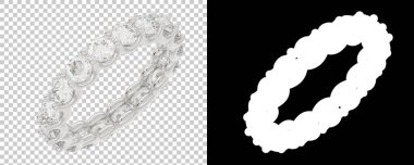 Dekoratif değerli mücevherlerin 3D çizimi