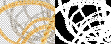 Dekoratif değerli mücevherlerin 3D çizimi