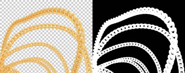 Dekoratif değerli mücevherlerin 3D çizimi