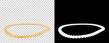 Dekoratif değerli mücevherlerin 3D çizimi