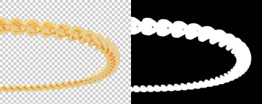 Dekoratif değerli mücevherlerin 3D çizimi