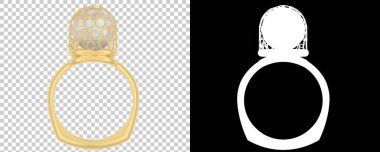 Dekoratif değerli mücevherlerin 3D çizimi