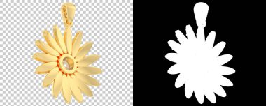 Dekoratif değerli mücevherlerin 3D çizimi