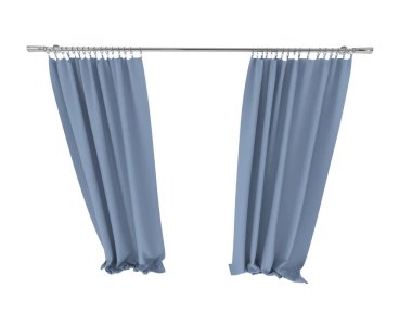 Perdeler izole edilmiş arka planda. iç tasarım