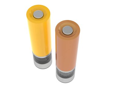 Shakers Biberi. İzole edilmiş 3B görüntüleme