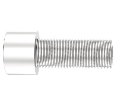 Beyaz arka planda kilit var. 3d görüntüleme - illüstrasyon