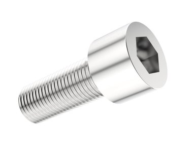 Beyaz arka planda kilit var. 3d görüntüleme - illüstrasyon