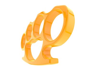 Brass Knuckles 3d illustration