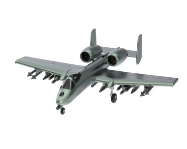 3d rendering image of a fight jet isolated on white background