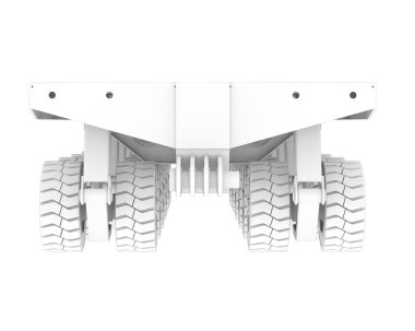 Mobil platform beyaz arkaplanda izole edildi. 