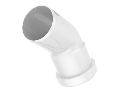 İnşaat boruları arka planda izole edilmiş. 3d görüntüleme - illüstrasyon