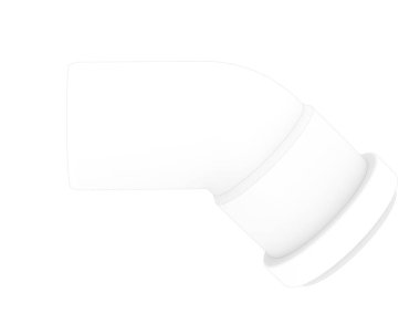 İnşaat boruları arka planda izole edilmiş. 3d görüntüleme - illüstrasyon