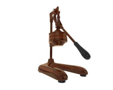 Meyve sıkacağı beyaz arka planda izole edilmiş. 3d görüntüleme - illüstrasyon