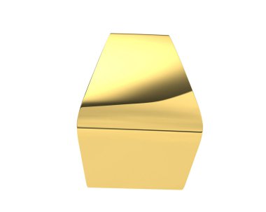 Beyaz arka planda izole edilmiş bir radyo çalar. 3d görüntüleme - illüstrasyon