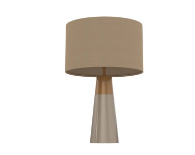 Yatak lambası beyaz arka planda izole edilmiş. 3d görüntüleme - illüstrasyon