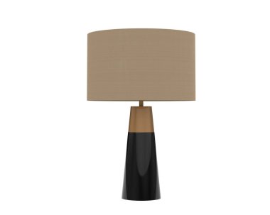 Yatak lambası beyaz arka planda izole edilmiş. 3d görüntüleme - illüstrasyon