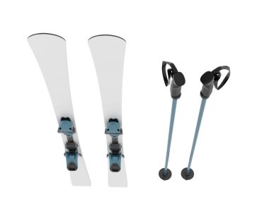 kayak beyaz arkaplanda izole edildi