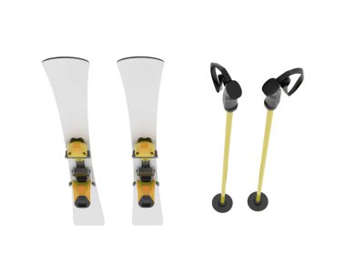 kayak beyaz arkaplanda izole edildi