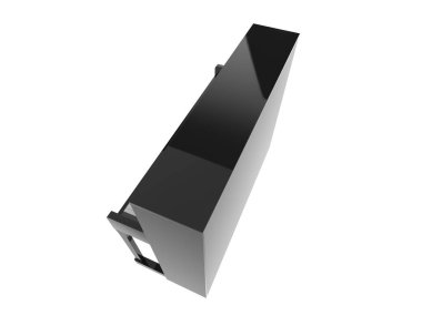 Piyano, beyaz arkaplanda izole edilmiş müzik aleti