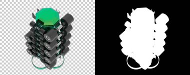 Spor ekipmanları arka planda izole edilmiş. 3d oluşturma