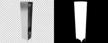 Arka planda jimnastik dolapları var. 3d görüntüleme - illüstrasyon