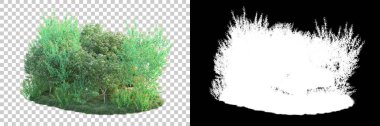 Orman ıssız. Afişler, afişler ve fotoğraf postaları için kullanışlı bir görüntü. 3d oluşturma.