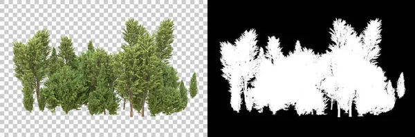 Orman ıssız. Afişler, afişler ve fotoğraf postaları için kullanışlı bir görüntü. 3d oluşturma.