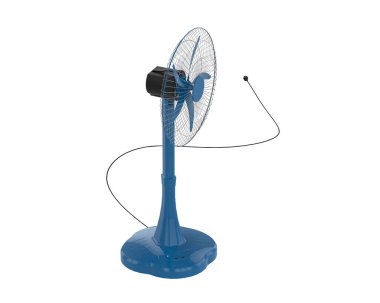 fan beyaz arkaplanda izole edildi