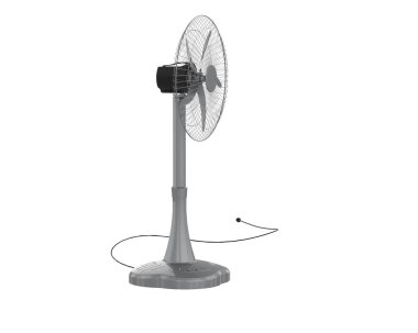 fan beyaz arkaplanda izole edildi