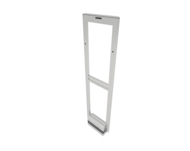 Sensör kapısı beyaz arkaplanda izole edildi. 3d görüntüleme - illüstrasyon