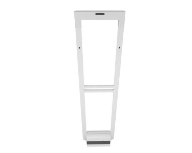 Sensör kapısı beyaz arkaplanda izole edildi. 3d görüntüleme - illüstrasyon