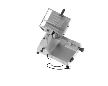 Beyaz arka planda izole edilmiş et dilimleyici. 3d görüntüleme - illüstrasyon