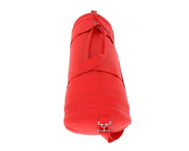 Spor çantası beyaz arka planda izole edilmiş. 3d görüntüleme - illüstrasyon