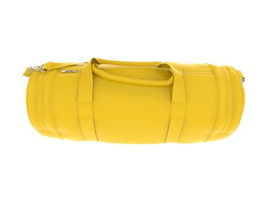 Spor çantası beyaz arka planda izole edilmiş. 3d görüntüleme - illüstrasyon