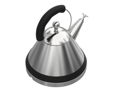 Teapot isolated on white background. 3d rendering