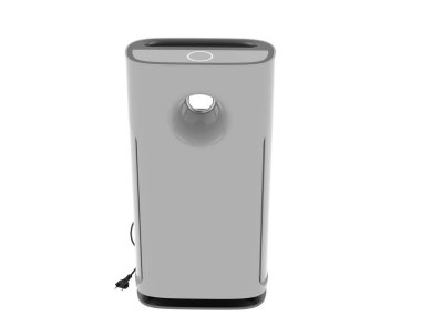 Air purifier isolated on background. 3d rendering