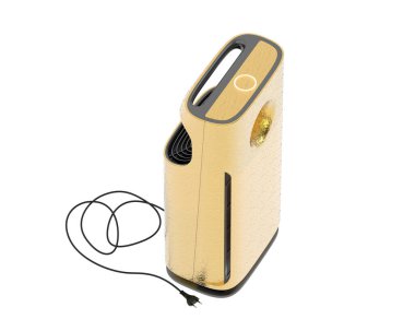 Air purifier isolated on background. 3d rendering