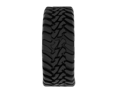 Offroad tire isolated on background. 3d rendering