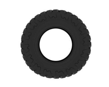 Offroad tire isolated on background. 3d rendering