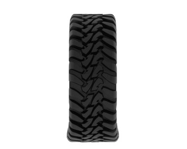 Offroad tire isolated on background. 3d rendering