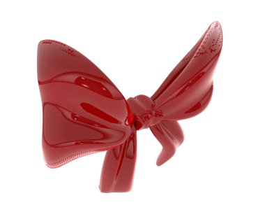 Jewelry bow isolated on background. 3d rendering