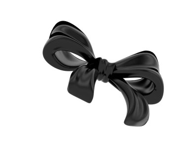 Jewelry bow isolated on background. 3d rendering