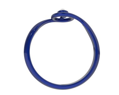 Nişan yüzüğü beyaz arkaplanda izole edildi