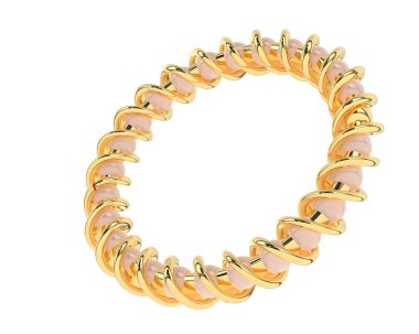 İnciler arka planda izole edilmiş. 3d görüntüleme - illüstrasyon