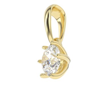 Beyaz arka planda elması olan bir kurnaz. 3d oluşturma