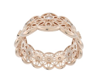 Halka arka planda izole. 3d görüntüleme - illüstrasyon