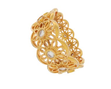 Halka arka planda izole. 3d görüntüleme - illüstrasyon